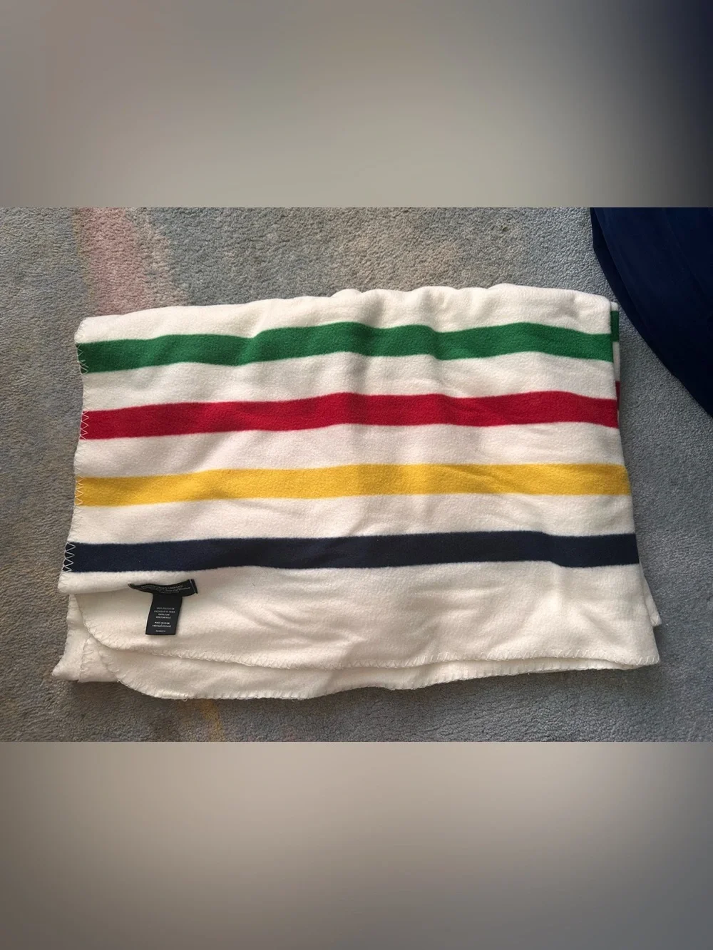 Hudson’s Bay Multistripe Throw Blanket Rare Discontinued Canada Heritage